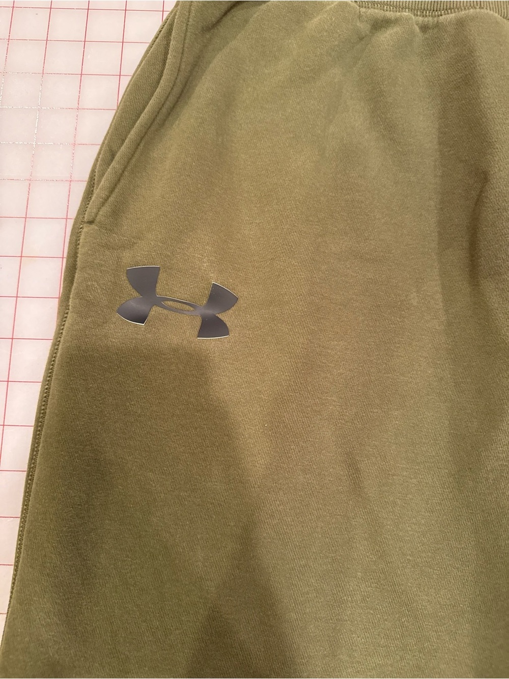 Under Armour Men’s Olive Green Fleece Joggers - Picture 7 of 7